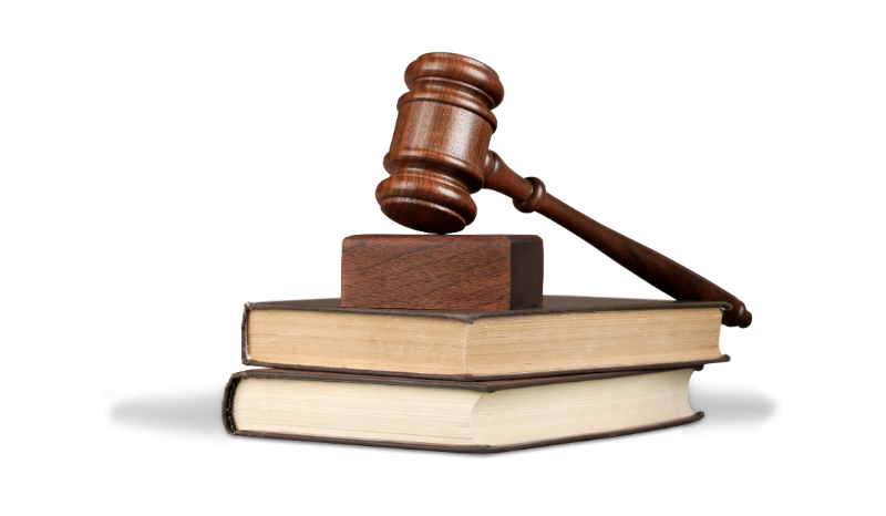 An image of some books and a judge's gavel